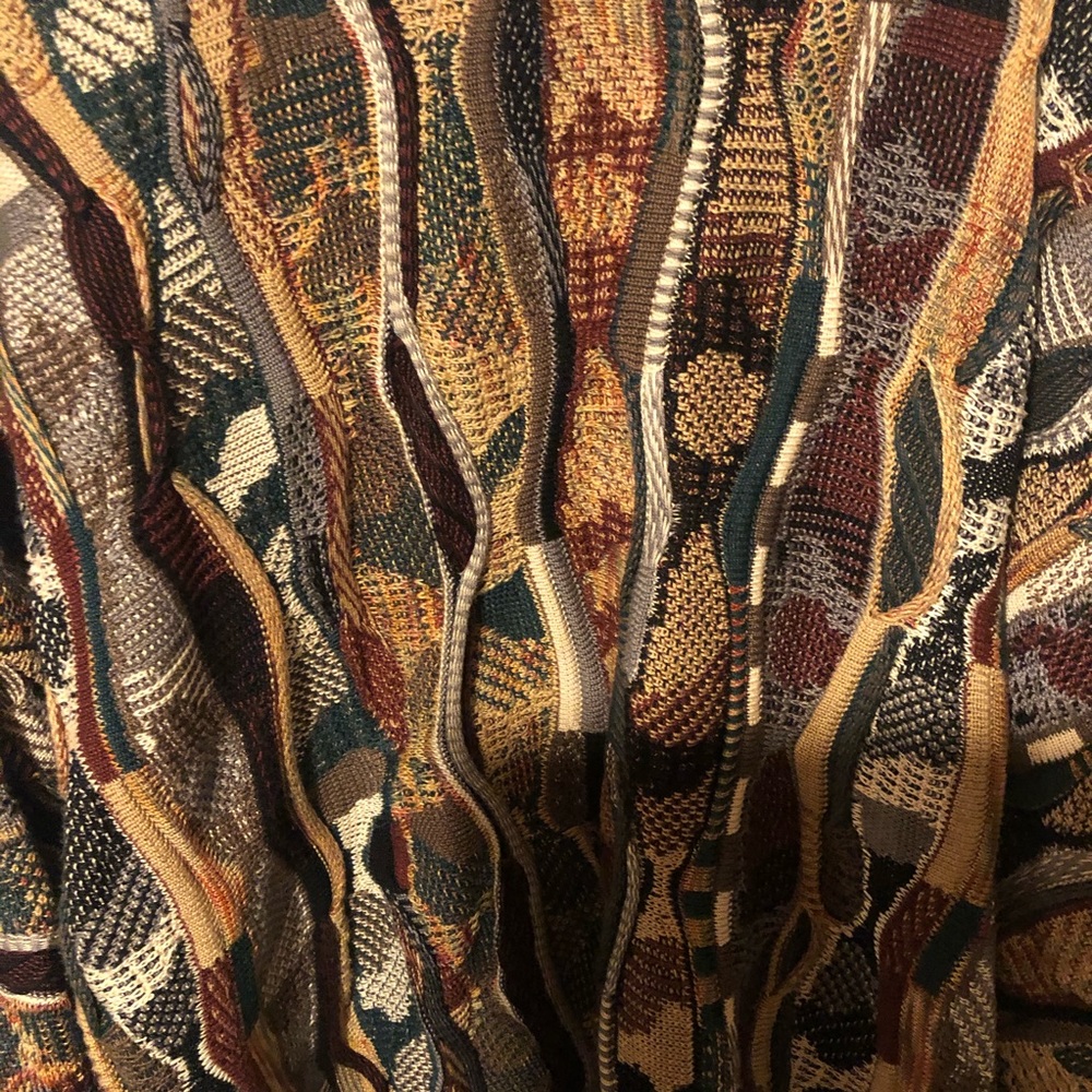 Chunky boho oversized ENRICO UOMO Italy sweater🔥retro - Picture 6 of 9